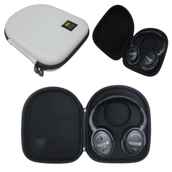 lt-124 白色 EVA耳機(jī)包使用效果圖