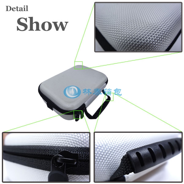 （非標準小號）銀色 EVA相機包面料把手細節(jié)